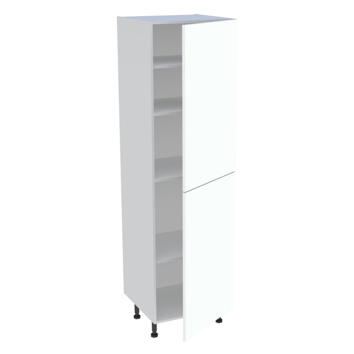 Colonne cuisine 2 portes H. 216,6 cm x L. 60 cm - C2P601 - Blanc chaud mat