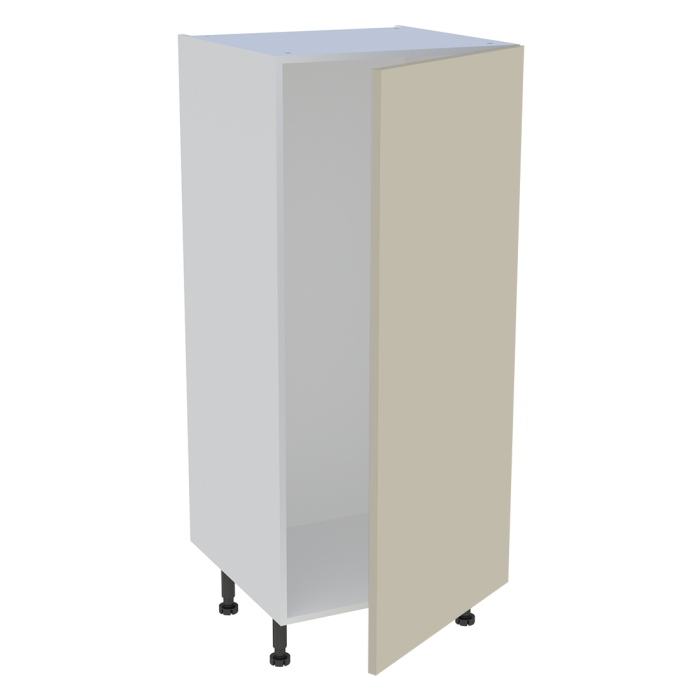 Demi colonne cuisine 1 porte H. 129,6 cm x L. 60 cm - Beige mat
