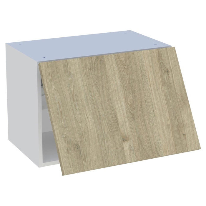 Meuble haut cuisine 1 porte relevante H. 43,2 cm x L. 60 cm - Chêne doré
