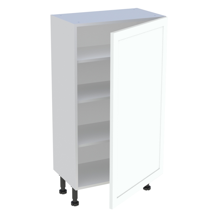 Meuble bas cuisine 1 porte H. 115,8 cm x L. 60 cm x P. 36,9 cm - Blanc cadre