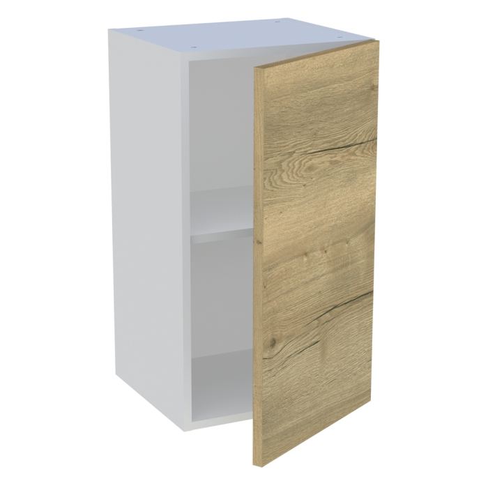 Meuble haut cuisine 1 porte H. 72 cm x L. 40 cm - Chêne structuré