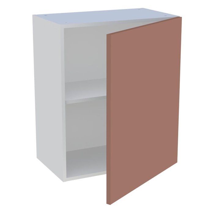 Meuble haut cuisine 1 porte H. 72 cm x L. 60 cm - Terracotta mat