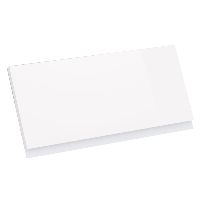 Kit façade meuble cuisine Blanc Brillant Sans Poignée 1 porte H. 28,5 cm L. 59,7 cm