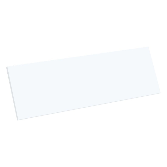 Kit façade meuble cuisine Blanc Mat 1 porte H. 28,5 cm L. 89,7 cm