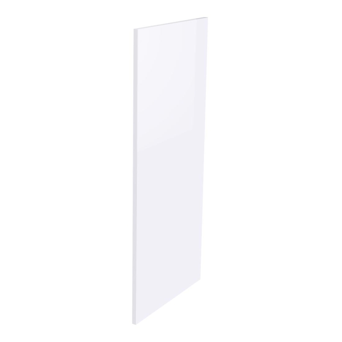 Kit façade meuble cuisine Blanc Brillant 1 porte H. 129,3 cm L. 59,7 cm