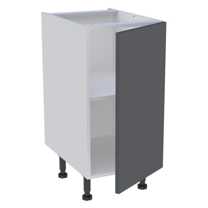 Meuble bas cuisine 1 porte H. 87 cm x L. 40 cm - Gris ardoise mat