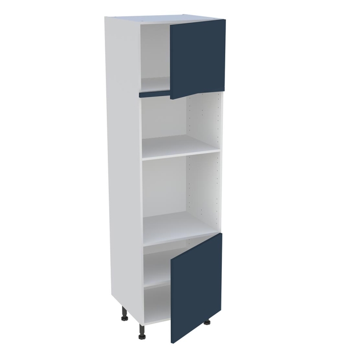 Colonne cuisine 2 portes H. 216,6 cm x L. 60 cm - CFMO2P - Bleu nuit mat
