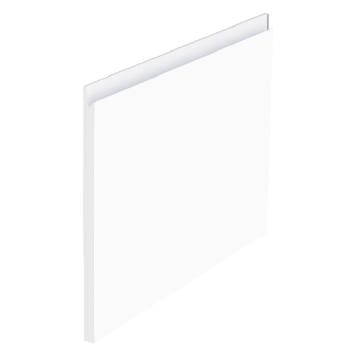 Kit façade meuble cuisine Blanc Mat Sans Poignée 1 porte H. 42,9 cm L. 59,7 cm