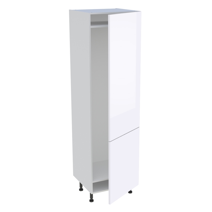 Colonne cuisine 2 portes H. 216,6 cm x L. 60 cm - CFR2P602 - Blanc brillant