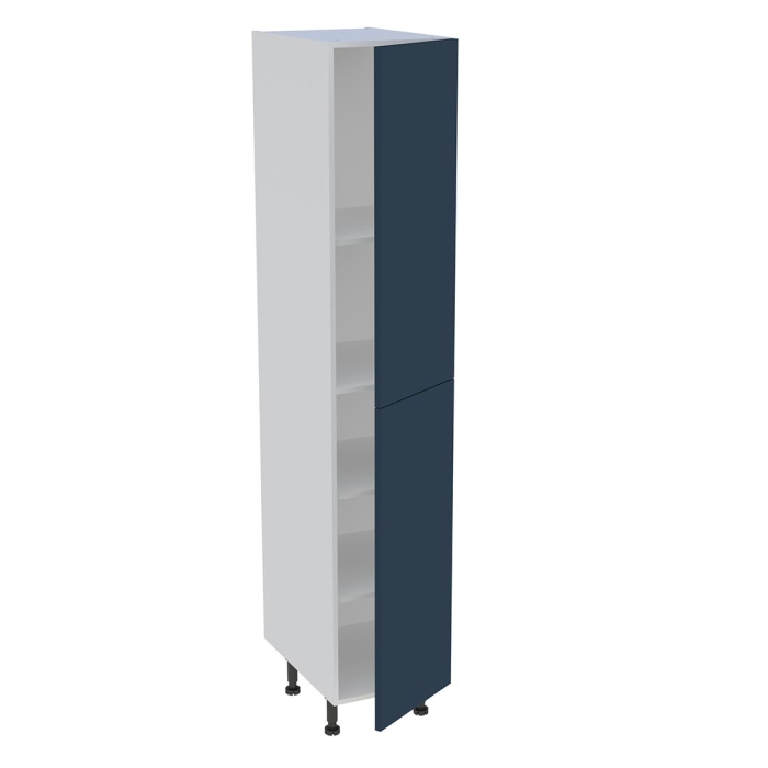 Colonne cuisine 2 portes H. 216,6 cm x L. 40 cm - C2P401 - Bleu nuit mat