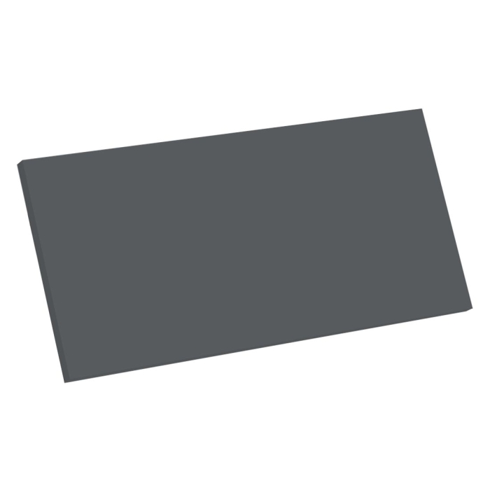 Kit façade meuble cuisine Gris Ardoise Mat 1 porte H. 28,5 cm L. 59,7 cm