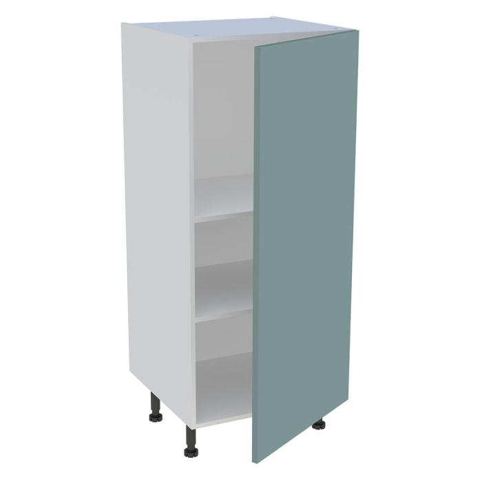 Demi colonne cuisine 1 porte H. 129,6 cm x L. 60 cm - Vert opale mat
