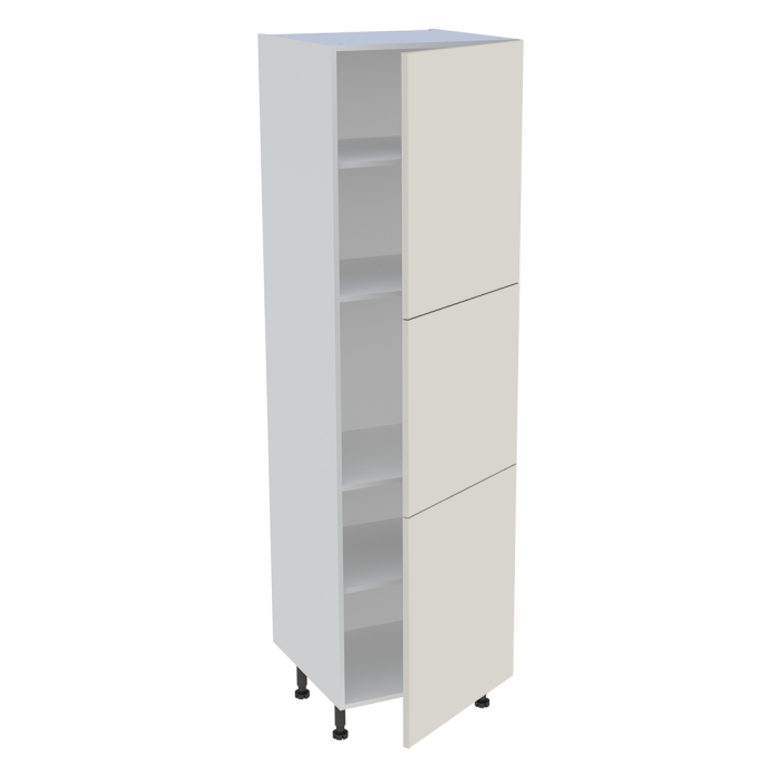 Colonne cuisine 3 portes H. 216,6 cm x L. 60 cm - Lin mat