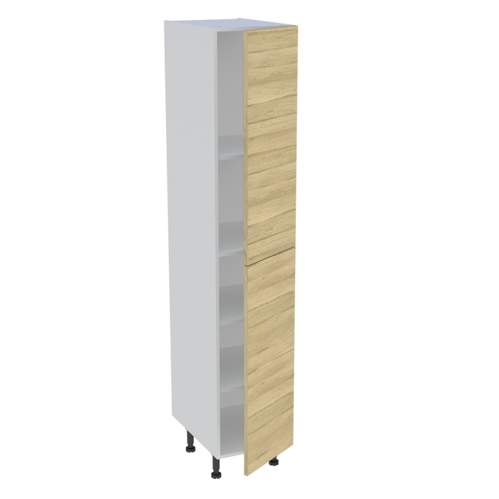 Colonne cuisine 2 portes H. 216,6 cm x L. 40 cm - C2P401 - Chêne clair