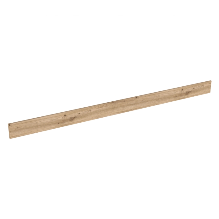 Plinthe ou fileur meuble cuisine L. 240 cm - Chêne naturel sans poignée