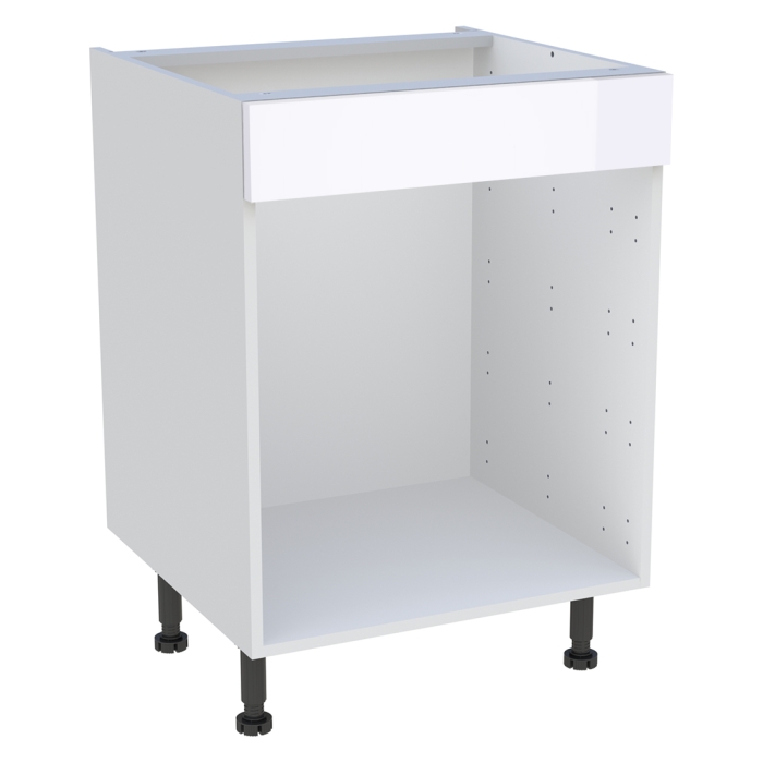Meuble bas cuisine  H. 87 cm x L. 60 cm - Blanc brillant