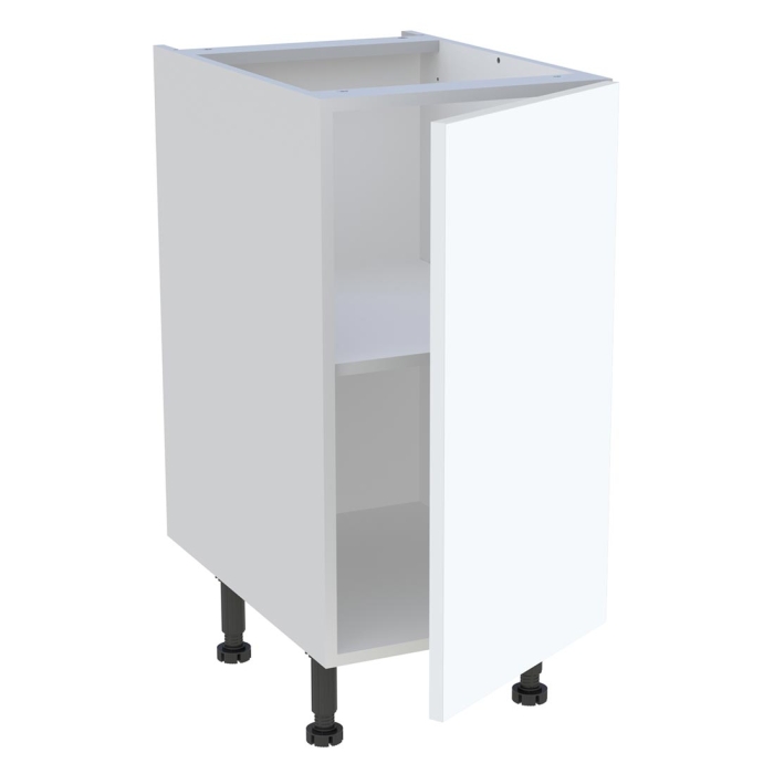 Meuble bas cuisine 1 porte H. 87 cm x L. 40 cm - Blanc mat