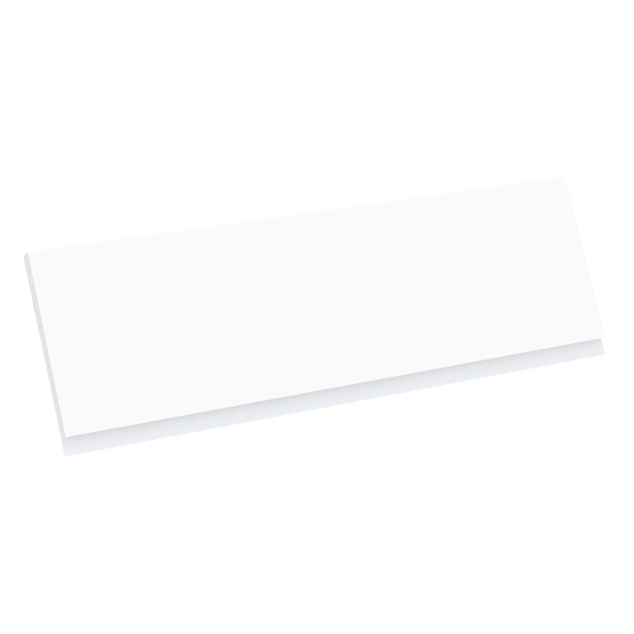 Kit façade meuble cuisine Blanc Mat Sans Poignée 1 porte H. 28,5 cm L. 89,7 cm