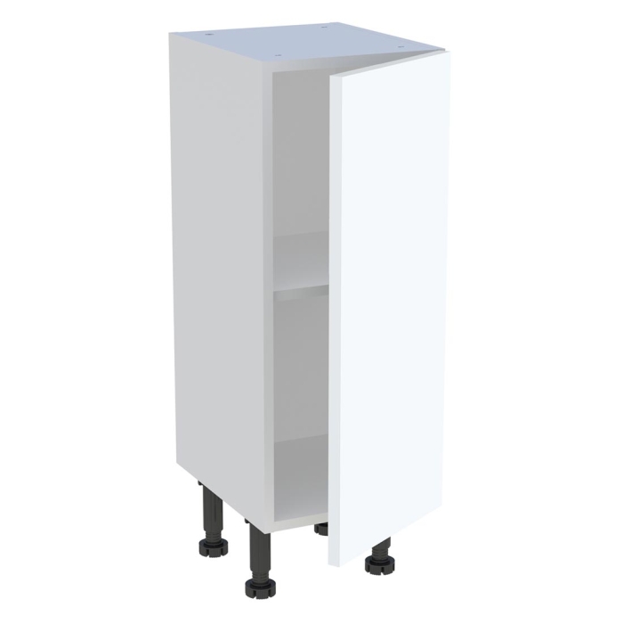 Meuble bas cuisine 1 porte H. 87 cm x L. 30 cm x P. 36,9 cm - Blanc mat