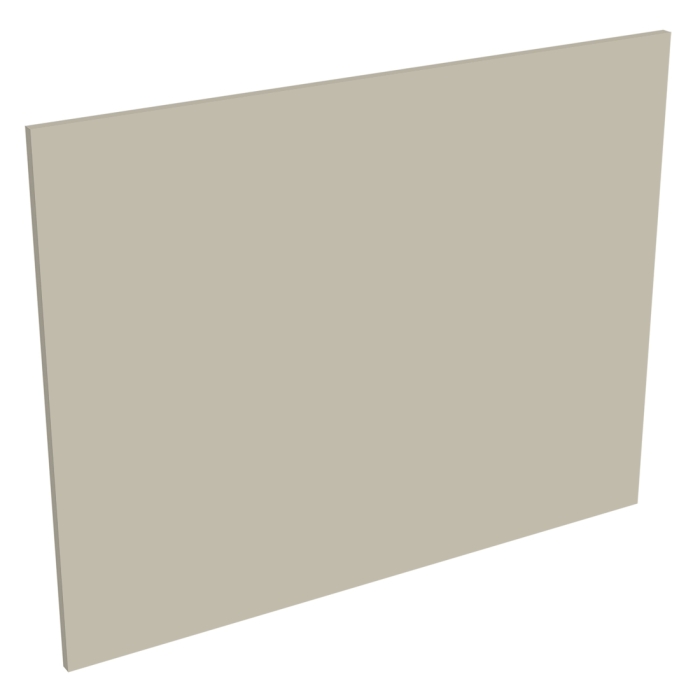 Coté de remplacement ilot pour meubles bas et haut dos à dos Beige Mat - H. 72 cm