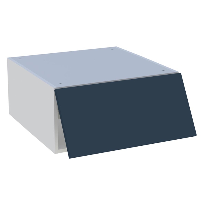 Meuble haut cuisine 1 porte relevante H. 28,8 cm x L. 60 cm - Bleu nuit mat