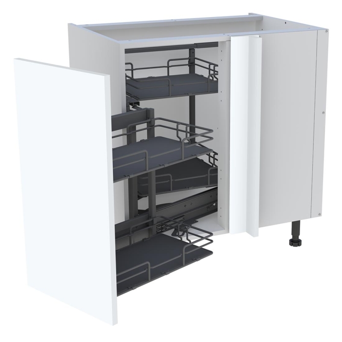 Meuble bas cuisine 1 porte H. 87 cm x L. 80 cm - BSA105MCD - Blanc mat