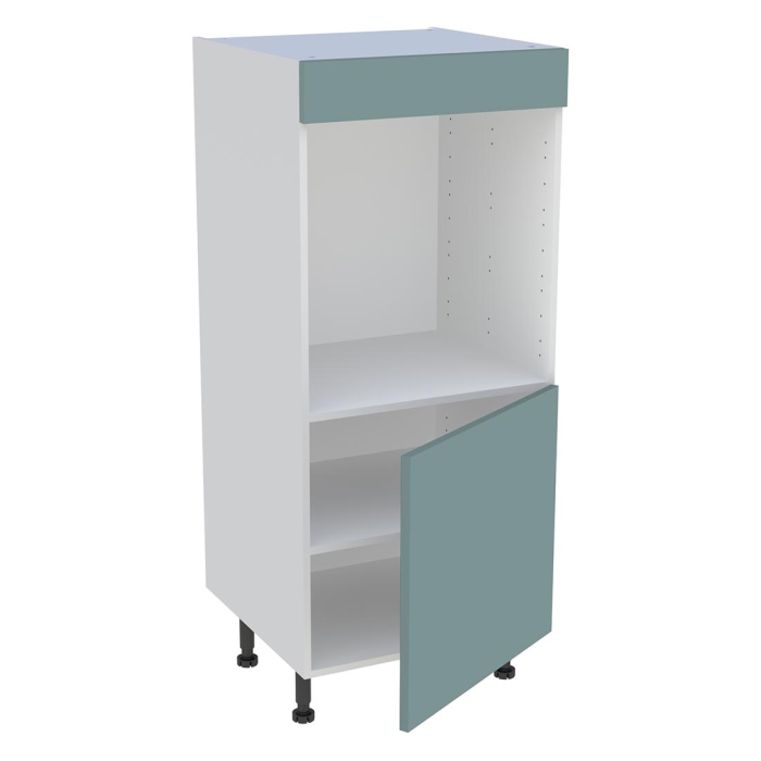 Demi colonne cuisine 1 porte H.129,6 cm x L. 60 cm - Vert opale mat