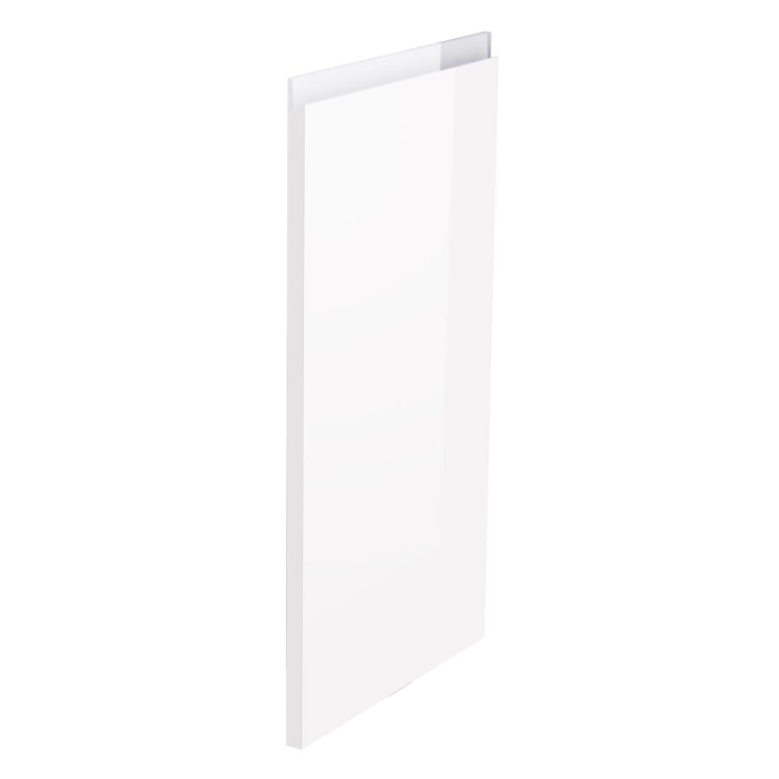 Kit façade meuble cuisine Blanc Brillant Sans Poignée 1 porte H. 71,7 cm L. 39,7 cm