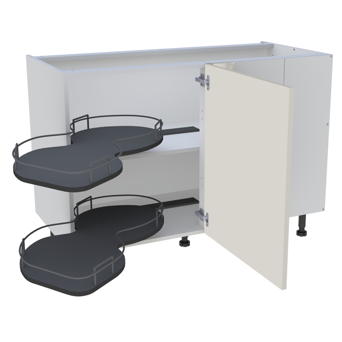 Meuble bas cuisine 1 porte H. 87 cm x L. 120 cm - BSA120D - Lin mat
