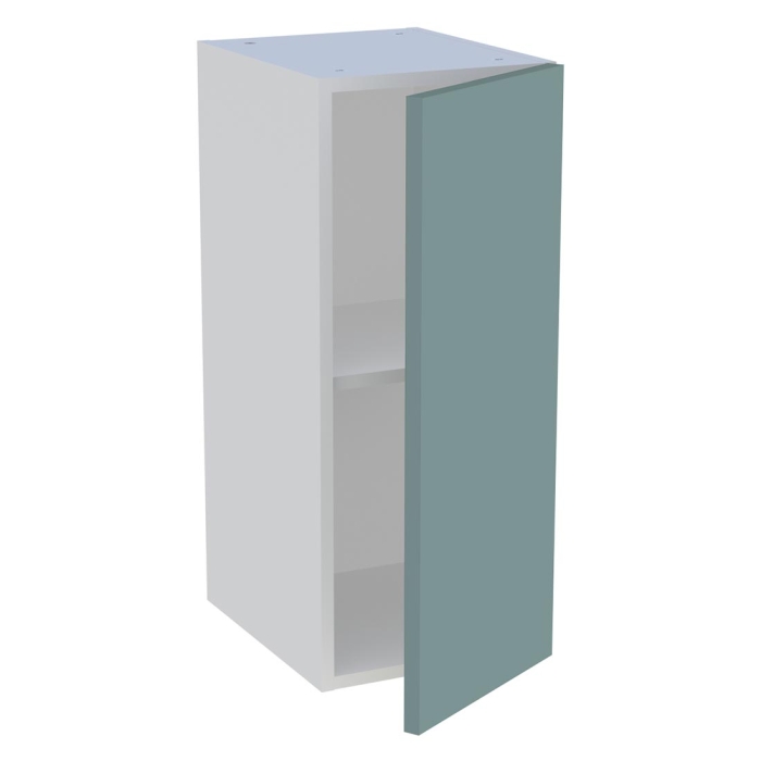 Meuble haut cuisine 1 porte H. 72 cm x L. 30 cm - Vert opale mat