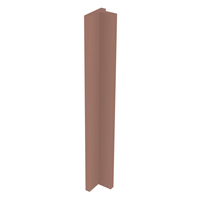 Kit fileur d'angle droit meuble cuisine TERRACOTTA MAT - H. 71.7 cm