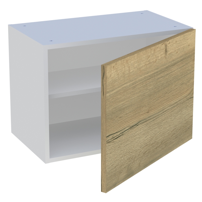 Meuble haut cuisine 1 porte H. 43,2 cm x L. 60 cm - Chêne structuré