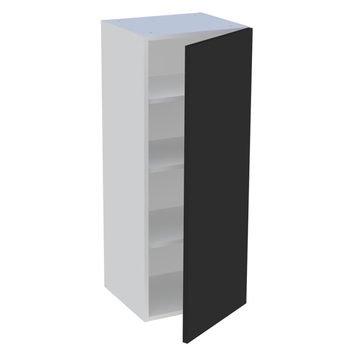 Meuble haut cuisine 1 porte H. 100,8 cm x L. 40 cm - Noir mat