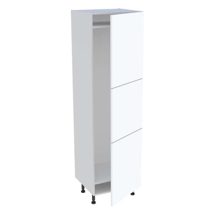 Colonne cuisine 3 portes H. 216,6 cm x L. 60 cm - CFR3P60 - Blanc mat