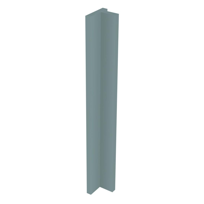 Kit fileur d'angle droit meuble cuisine VERT OPALE MAT - H. 71.7 cm