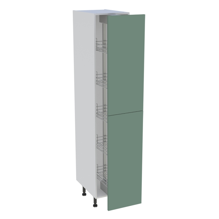 Colonne cuisine 2 portes H. 216,6 cm x L. 40 cm - C2P401EX - Vert sauge mat
