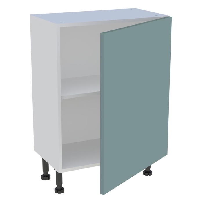 Meuble bas cuisine 1 porte H. 87 cm x L. 60 cm x P. 36,9 cm - Vert opale mat