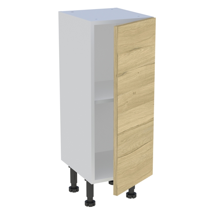 Meuble bas cuisine 1 porte H. 87 cm x L. 30 cm x P. 36,9 cm - Chêne clair