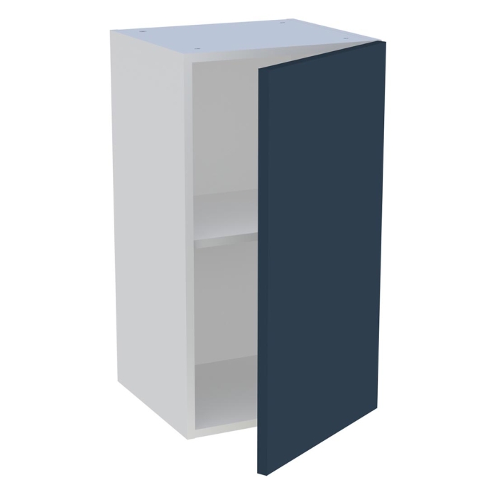 Meuble haut cuisine 1 porte H. 72 cm x L. 40 cm - Bleu nuit mat