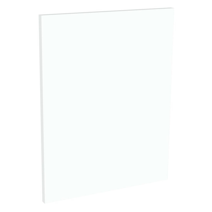 Kit façade 1 porte lave-vaisselle semi-intégrable Blanc Chaud Mat 1 porte H. 57,3 cm L. 44,7 cm