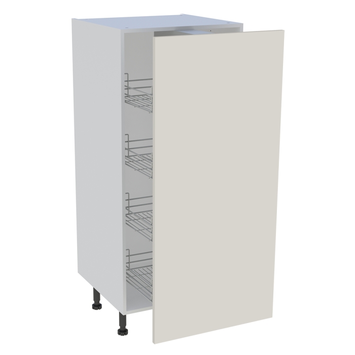 Demi colonne cuisine 1 porte H. 129,6 cm x L. 60 cm - Lin mat