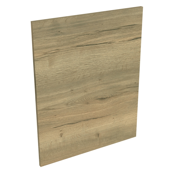 Coté de remplacement meuble bas cuisine Chêne Structuré - H. 72 cm