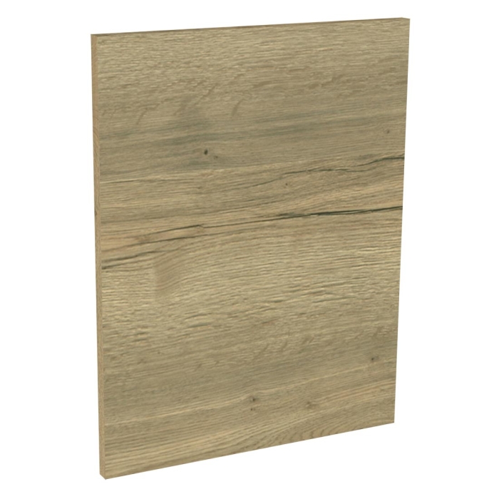 Kit façade 1 porte lave-vaisselle semi-intégrable Chêne Structuré 1 porte H. 57,3 cm L. 44,7 cm