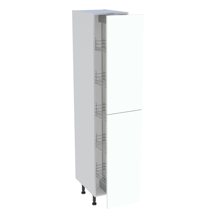 Colonne cuisine 2 portes H. 216,6 cm x L. 40 cm - C2P401EX - Blanc chaud mat