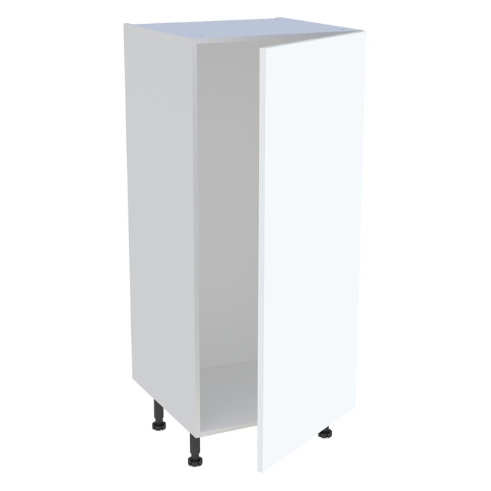 Demi colonne cuisine 1 porte H. 129,6 cm x L. 60 cm - Blanc mat