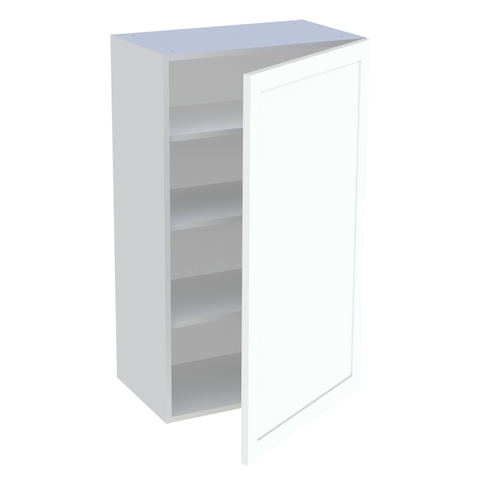 Meuble haut cuisine 1 porte H. 100,8 cm x L. 60 cm - Blanc cadre