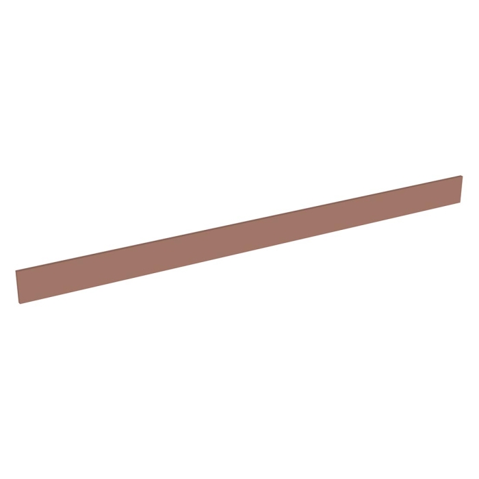 Plinthe ou fileur meuble cuisine L. 240 cm - Terracotta mat