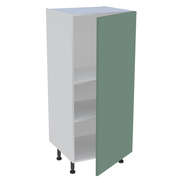 Demi colonne cuisine 1 porte H. 129,6 cm x L. 60 cm - Vert sauge mat