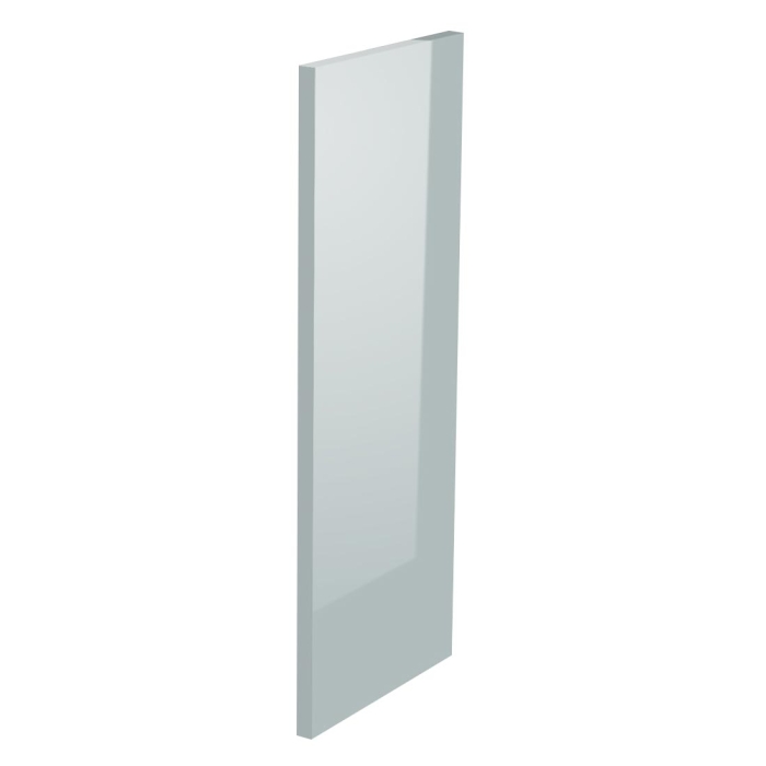 Kit façade meuble cuisine Gris Cendre Brillant 1 porte H. 71,7 cm L. 29,7 cm