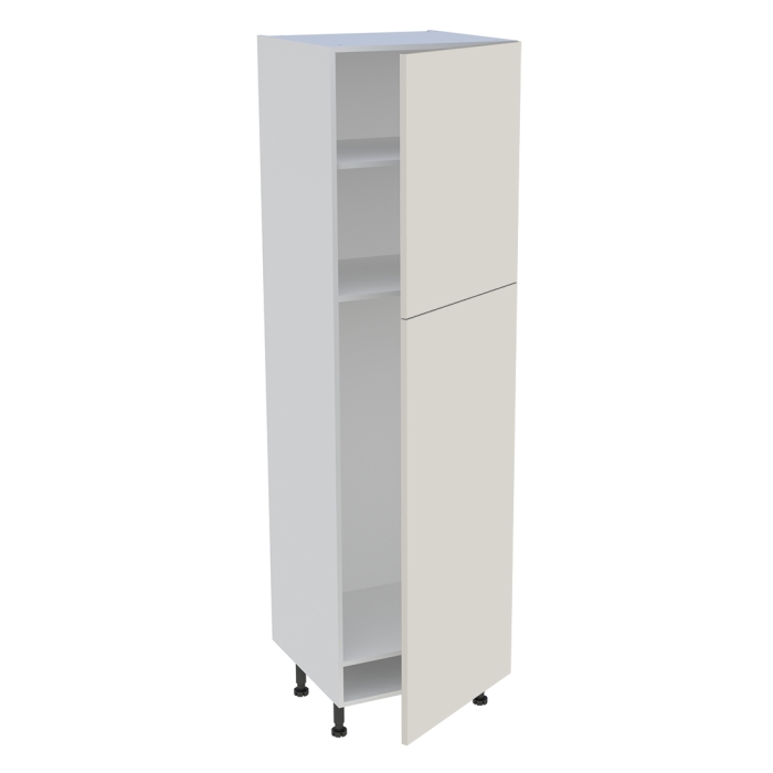 Colonne cuisine 2 portes H. 216,6 cm x L. 60 cm - CFR2P601 - Lin mat